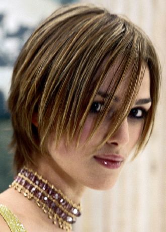 Keira Knightly Hairstyle Choppy hairstyles are a great way to change from 